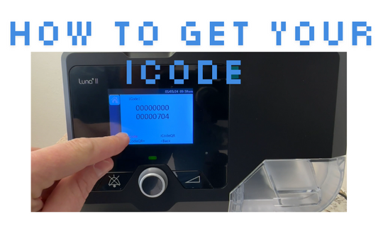 How to Get the iCode String from Your Luna 2 CPAP Machine