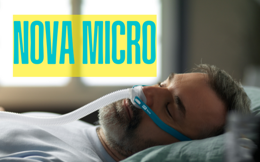 Nova Micro CPAP nasal mask showing design and features
