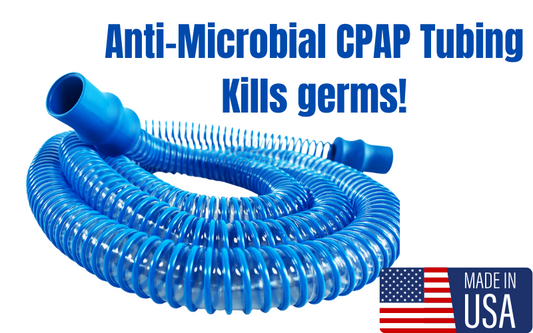 Healthyhose anti-microbial CPAP tubing made in the USA and kills germs.